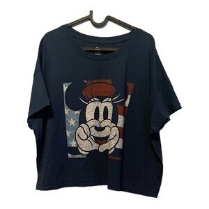 Old Navy Mickey Mouse Crop Top Size XXL